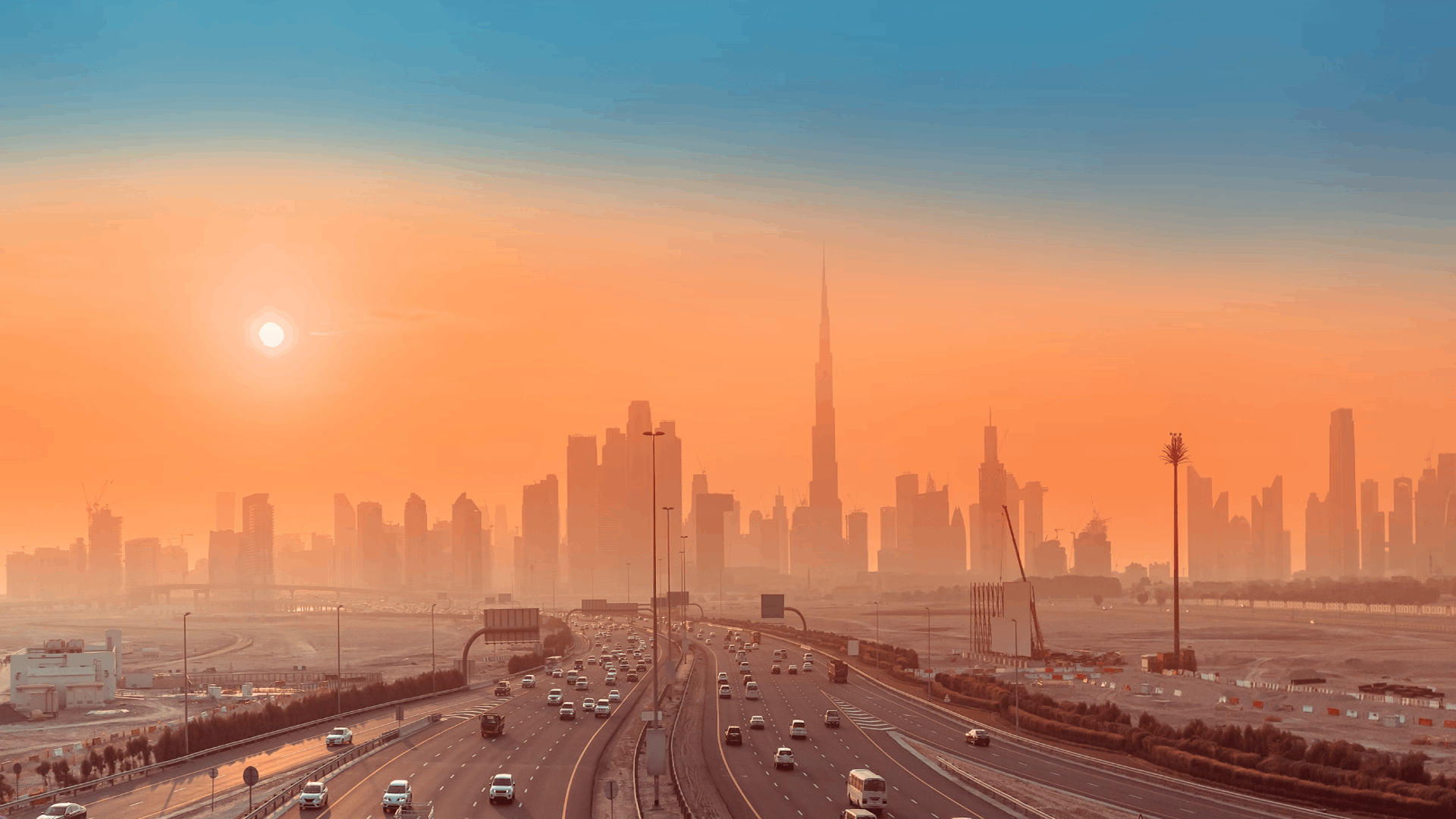 Luxury car in the United Arab Emirates